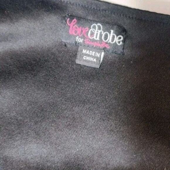 Women's Simply Be Sz 22 Black Sleeveless Short Trapeze Tassel Dress Sequence - Picture 13 of 13